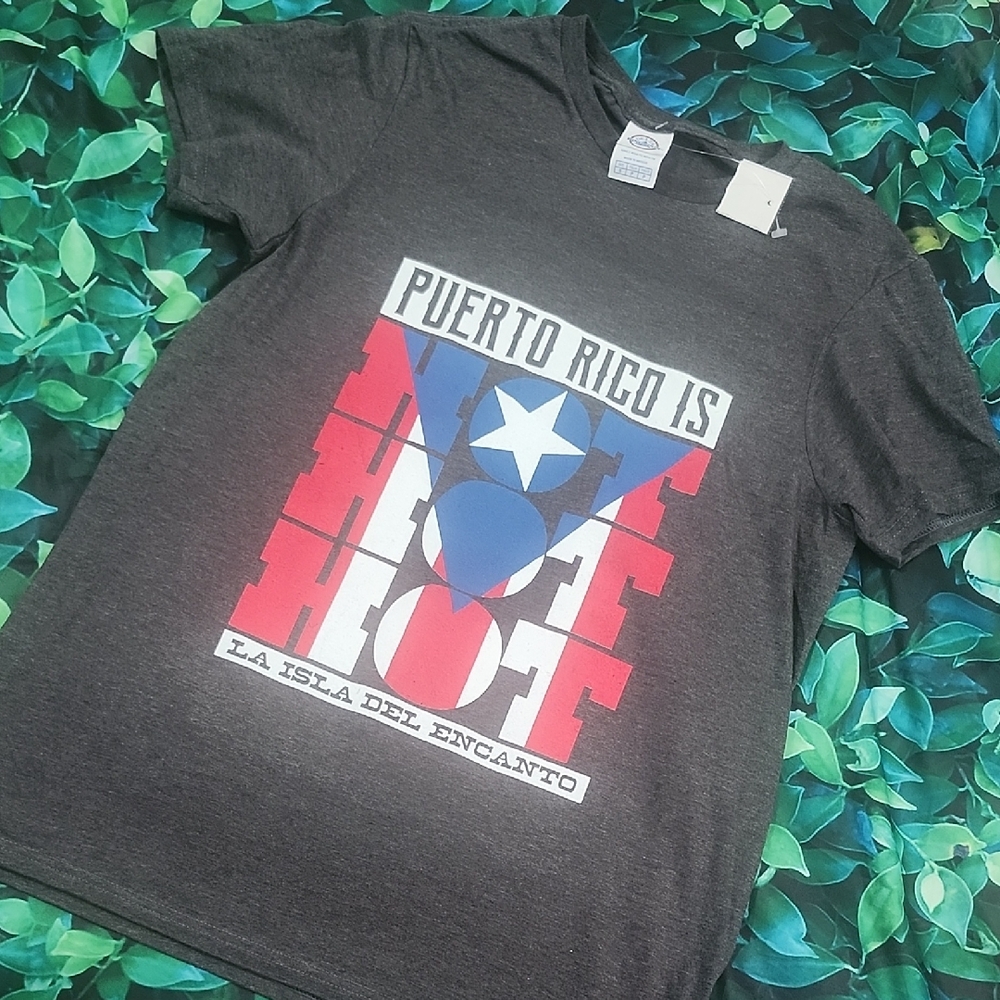 Gray Puerto Rico Graphic Kids T-Shirt